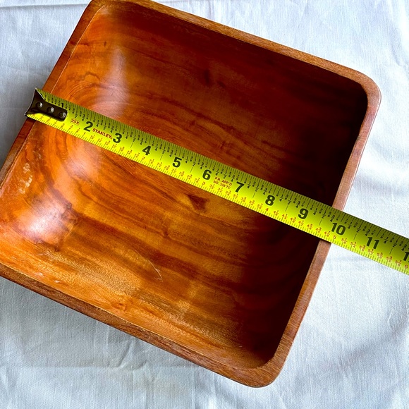Wooden vintage Fruit Basin and Bowls - Picture 3 of 9